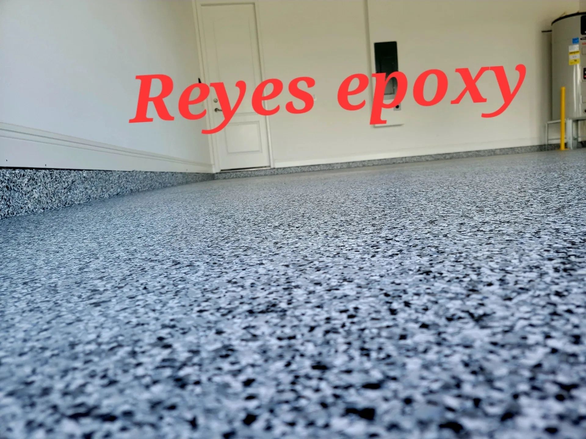 Epoxy floor large space